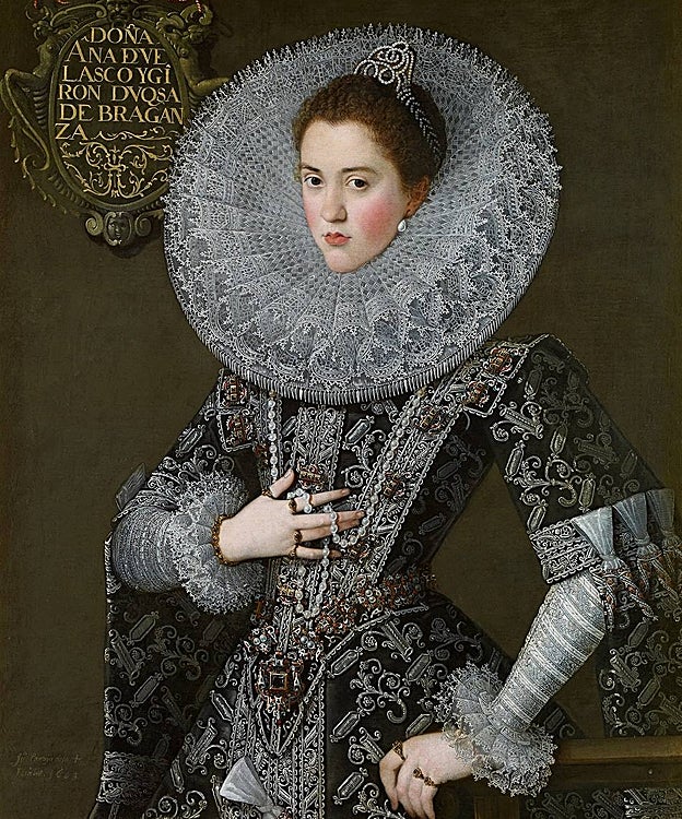 Juan Pantoja de la Cruz. Ana de Velasco y Girón. 1603. Colección particular. Wikimedia Commons