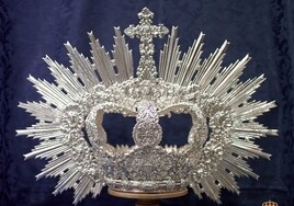 Así es la nueva corona de la Virgen de la Caridad del Baratillo
