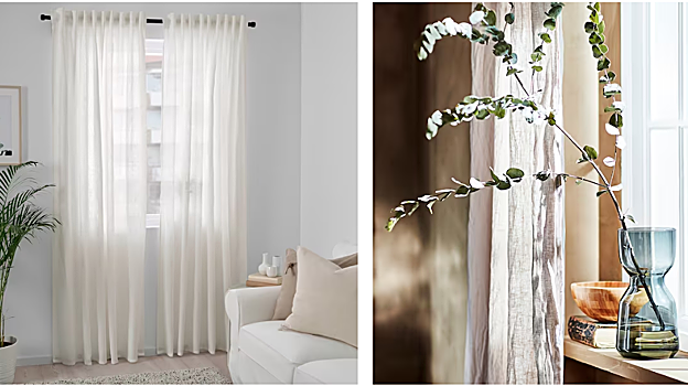 Cortinas de lino