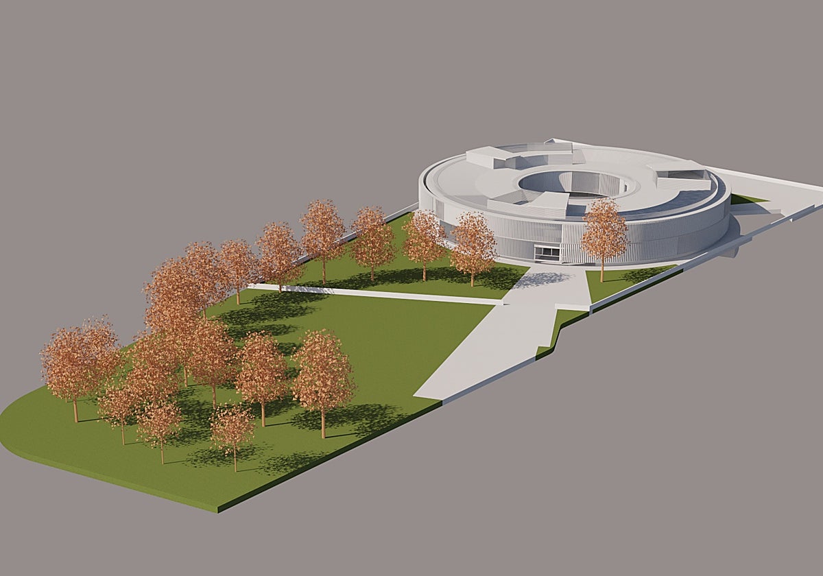 Recreación del futuro aulario de la Politécnica