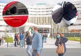 Profesionales del Hospital Macarena de Sevilla denuncian el aumento de daños y robos en sus vehículos