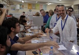 Juan Bravo, candidato del PP por Sevilla: «Cuanta más gente vaya a votar en estas elecciones generales, mayor respaldo habrá para la candidatura que salga elegida»