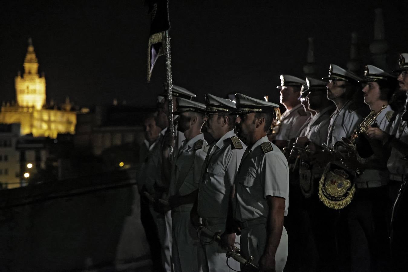 Luminarias desde la torre de la parroquia de Santa Ana