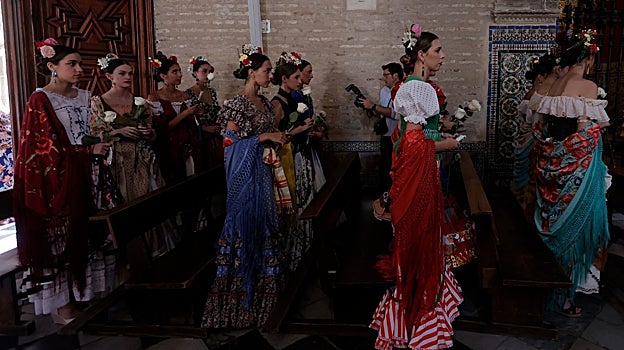 Las 'santanitas' en la parroquia