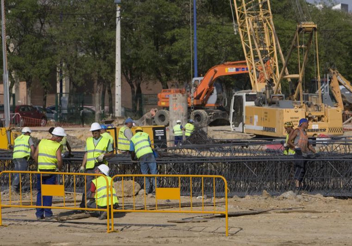 Obras en la ciudad de Sevilla
