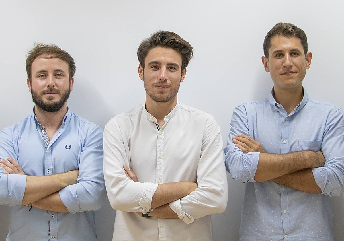 Los tres fundadores de la empresa emergente Rehand