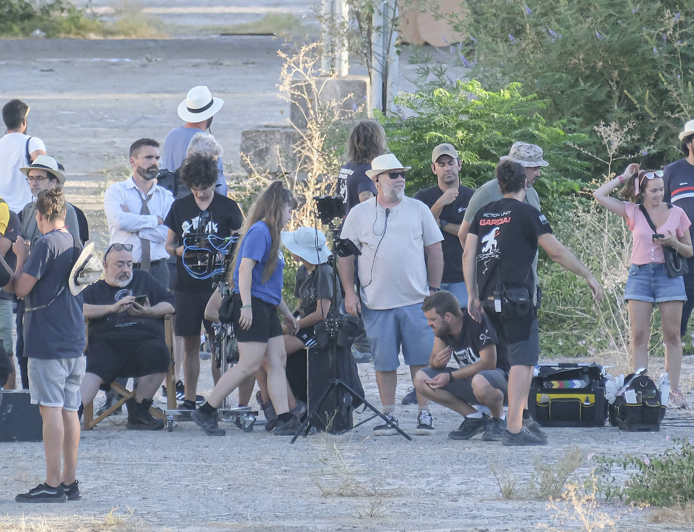 La Cartuja vive el rodaje de '1992', la serie de Álex de la Iglesia para Netflix