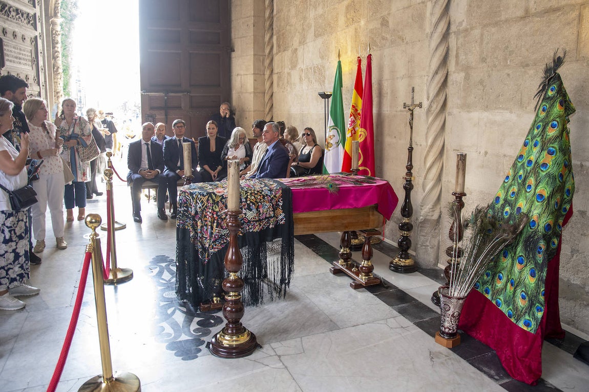 Capilla ardiente de María Jiménez en Sevilla