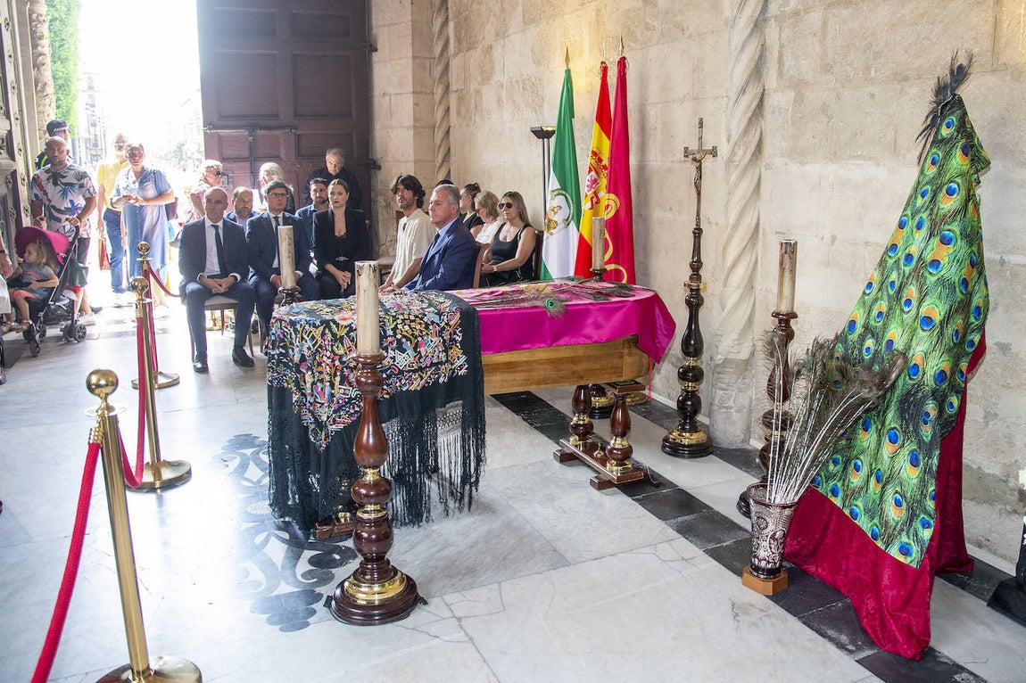 Capilla ardiente de María Jiménez en Sevilla