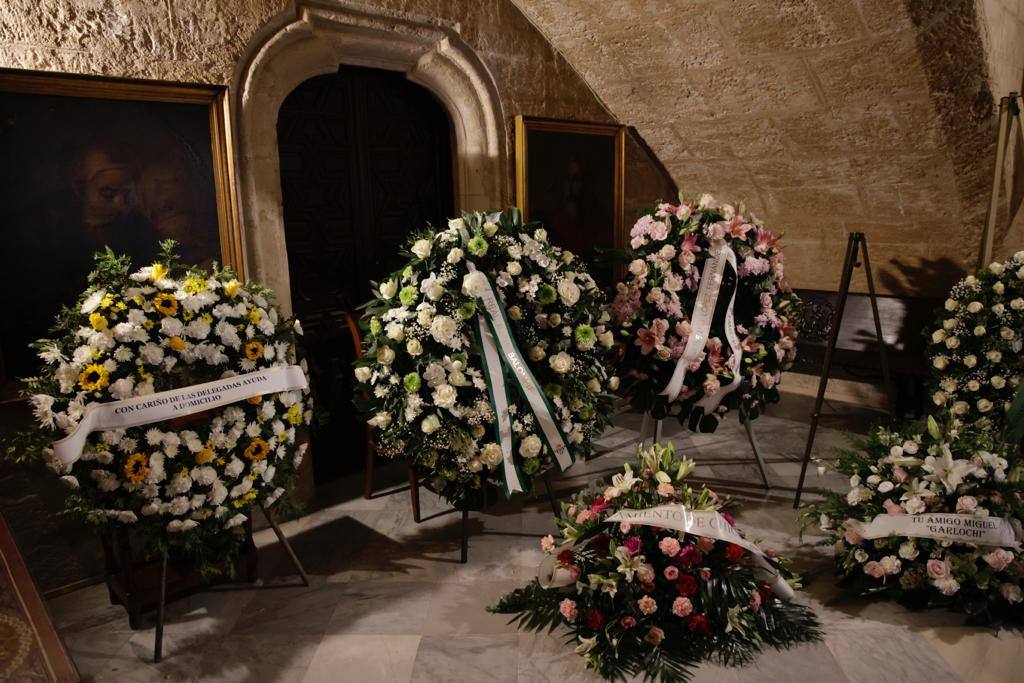 Capilla ardiente de María Jiménez en Sevilla