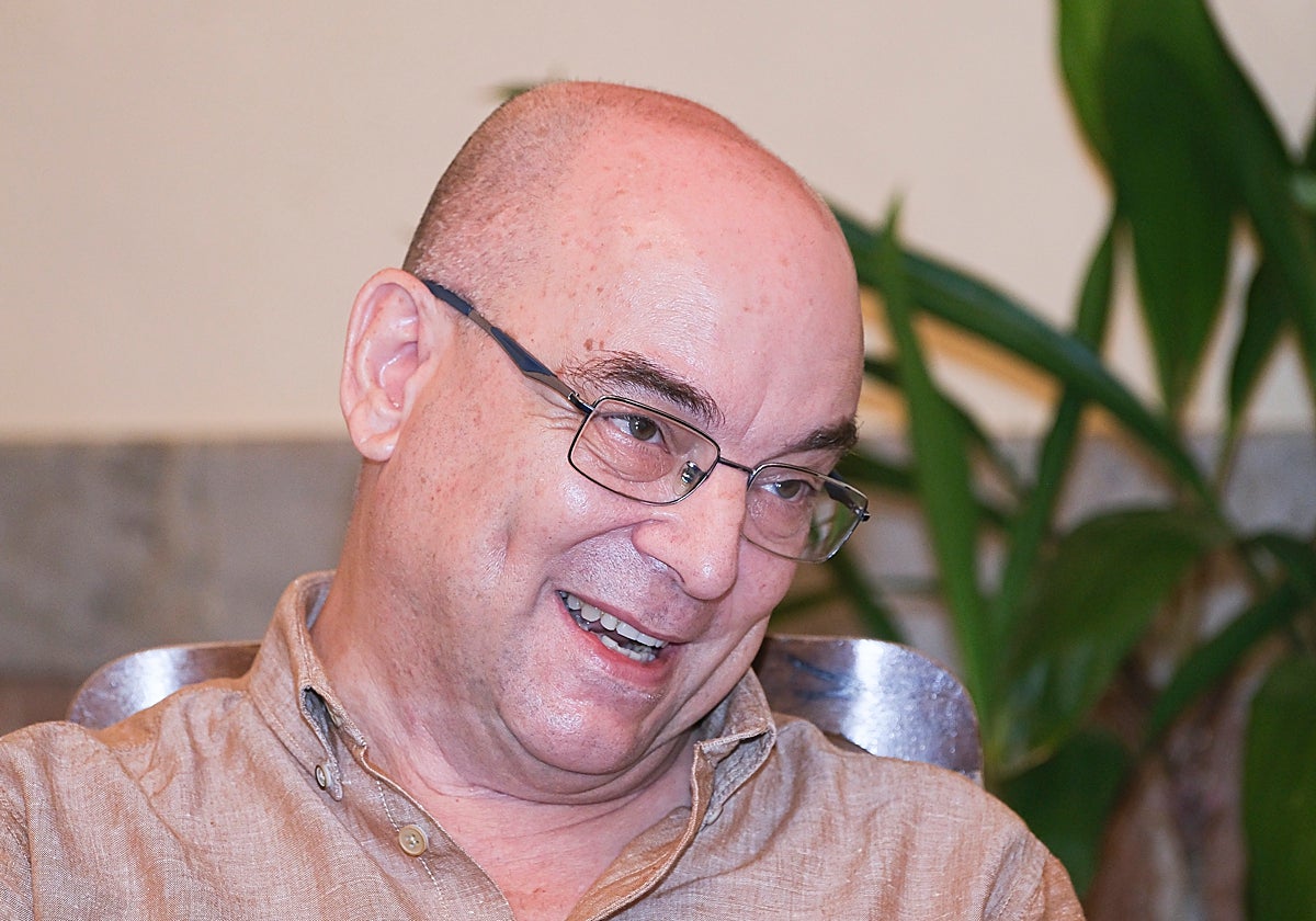 Andrés Luque Teruel en el Alcázar de Sevilla