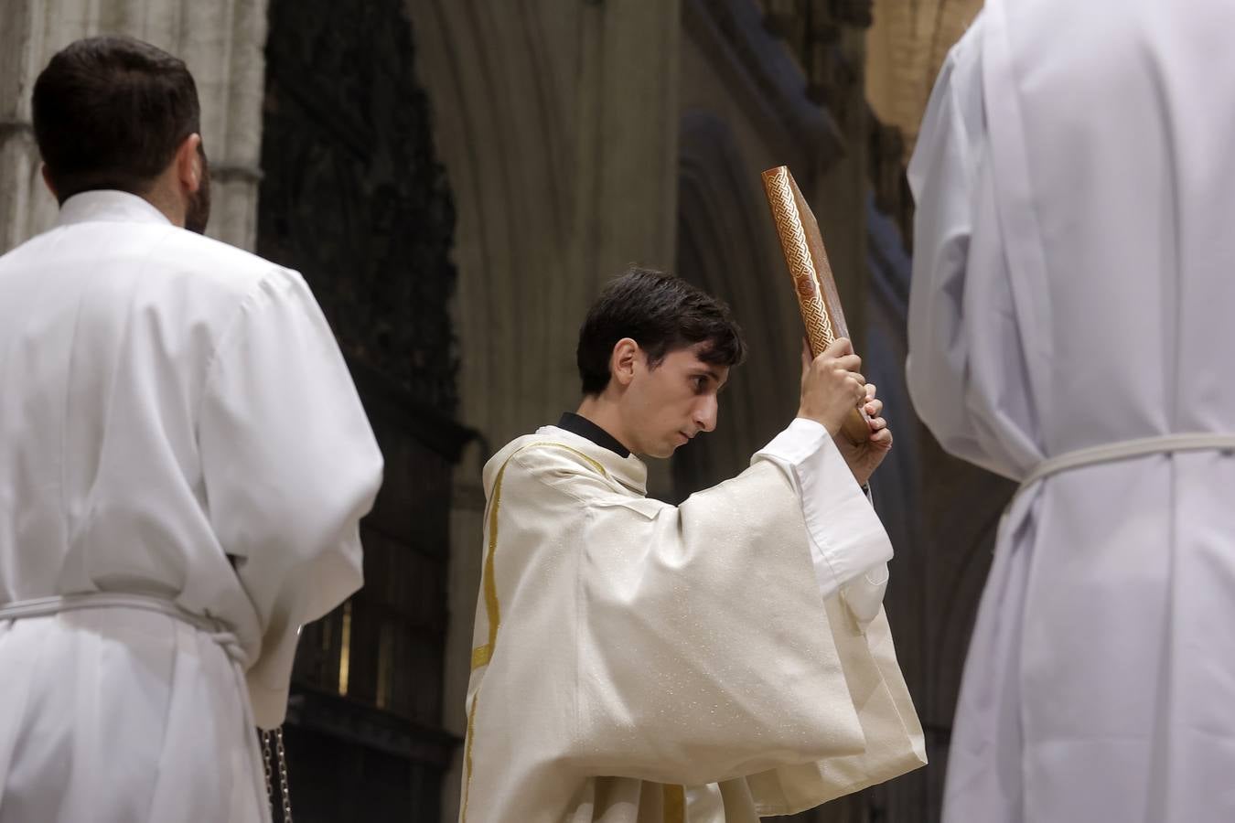 Liturgia de ordenación de nuevos sacerdotes en la Catedral
