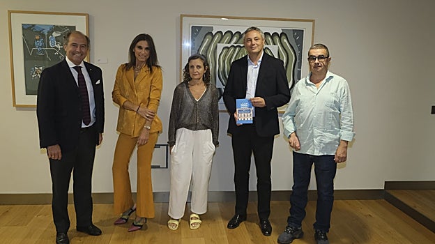 Luis Manuel Halcón y Guardiola, María José Solano, María Varo, Alberto García Reyes y Francisco Robles