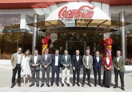 Imágenes del 25 cumpleaños de Coca Cola en Sevilla