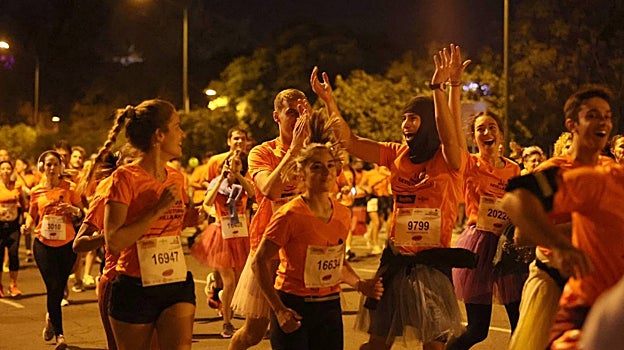 Corredores de la Carrera Nocturna
