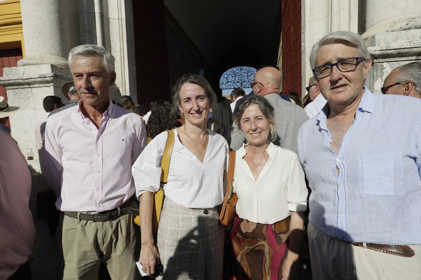 Luis Albarrán , Mercedes García-Pelayo, Ana Carrasquilla y Alberto Donaire