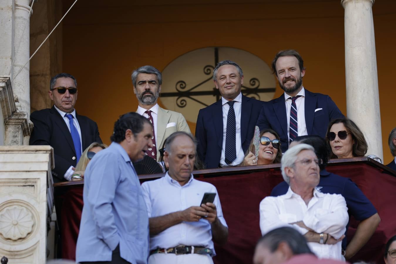 Fernando Bermejo, Luis Enríquez, Alberto García Reyes y  Chapu Apaolaza