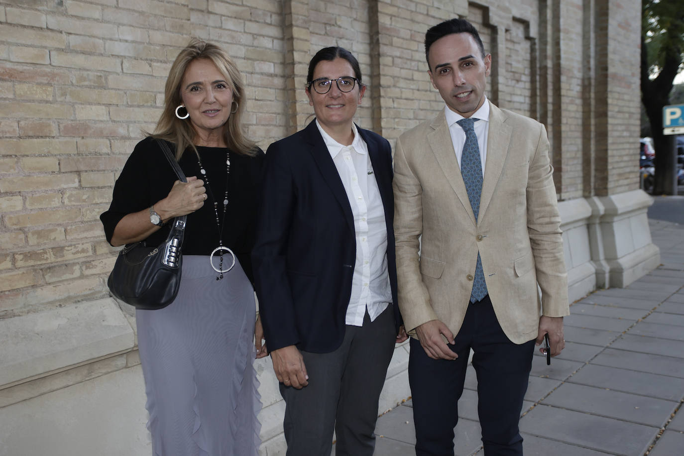 Pilar De la Torre, Nuria Palmero y Raúl Clemens