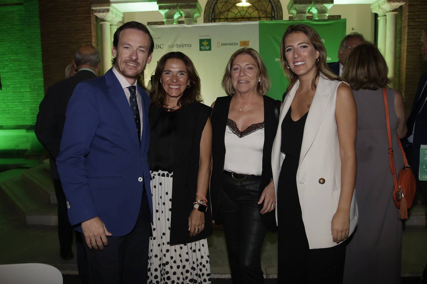 Ángel Aguado, Fátima Delgado, Elisa Romero y María González