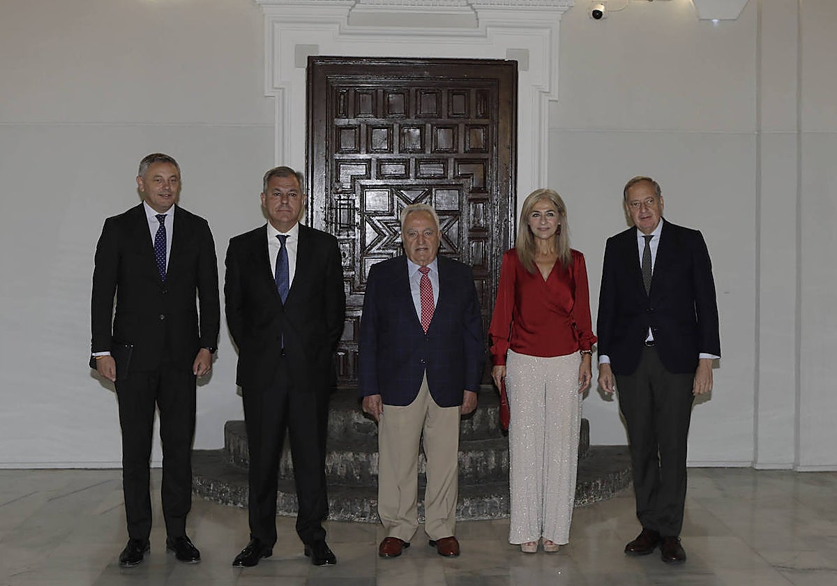 Alberto García Reyes, José Luis Sanz, Manuel Contreras, Patricia del Pozo y Álvaro Rodríguez Guitart
