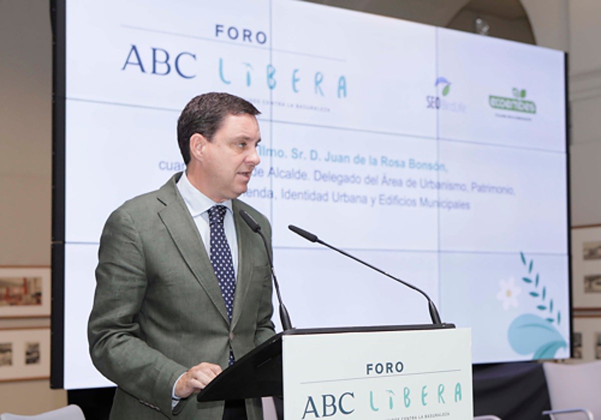 Juan de la Rosa, cuarto teniente de alcalde, delegado del Área de Urbanismo de Patrimonio, Vivienda, Identidad Urbana y Edificios Municipales del Ayuntamiento de Sevilla