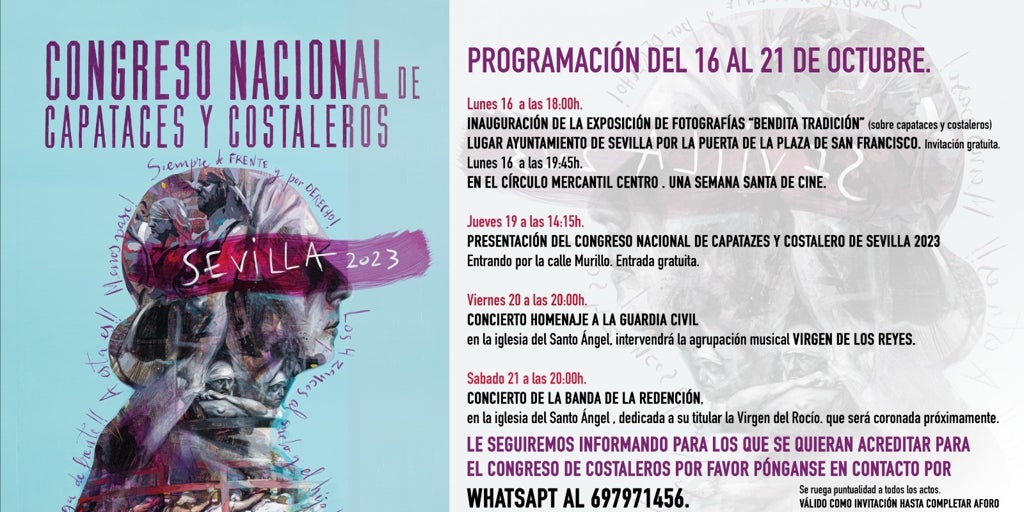 Sevilla prepara un congreso de capataces y costaleros