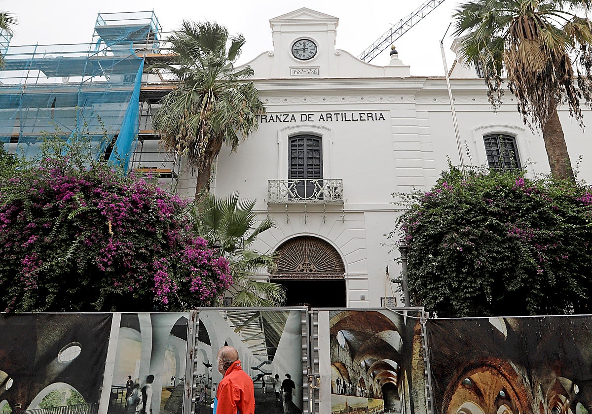 Obras en las naves de las Atarazanas de Sevilla