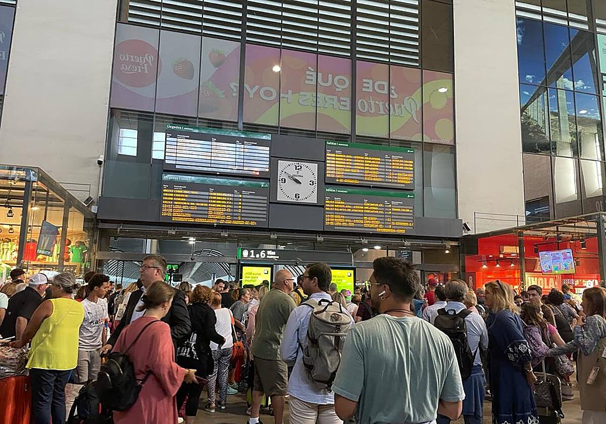 Imagen de la estación de Santa Justa