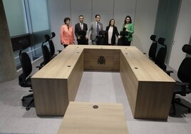 Fotos de los primeros juzgados abiertos en Palmas Altas