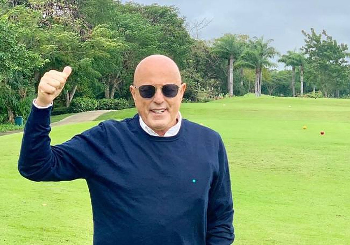 El empresario Tomás Olivo en una de las urbanizaciones que ha promovido en República Dominicana