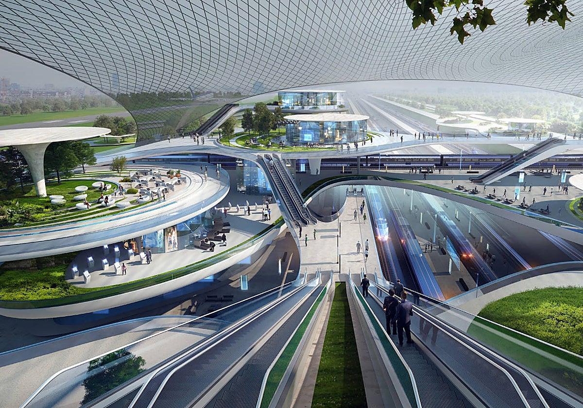 puerto central de comunicaciones del mayor proyecto de infraestructuras de transporte de Polonia