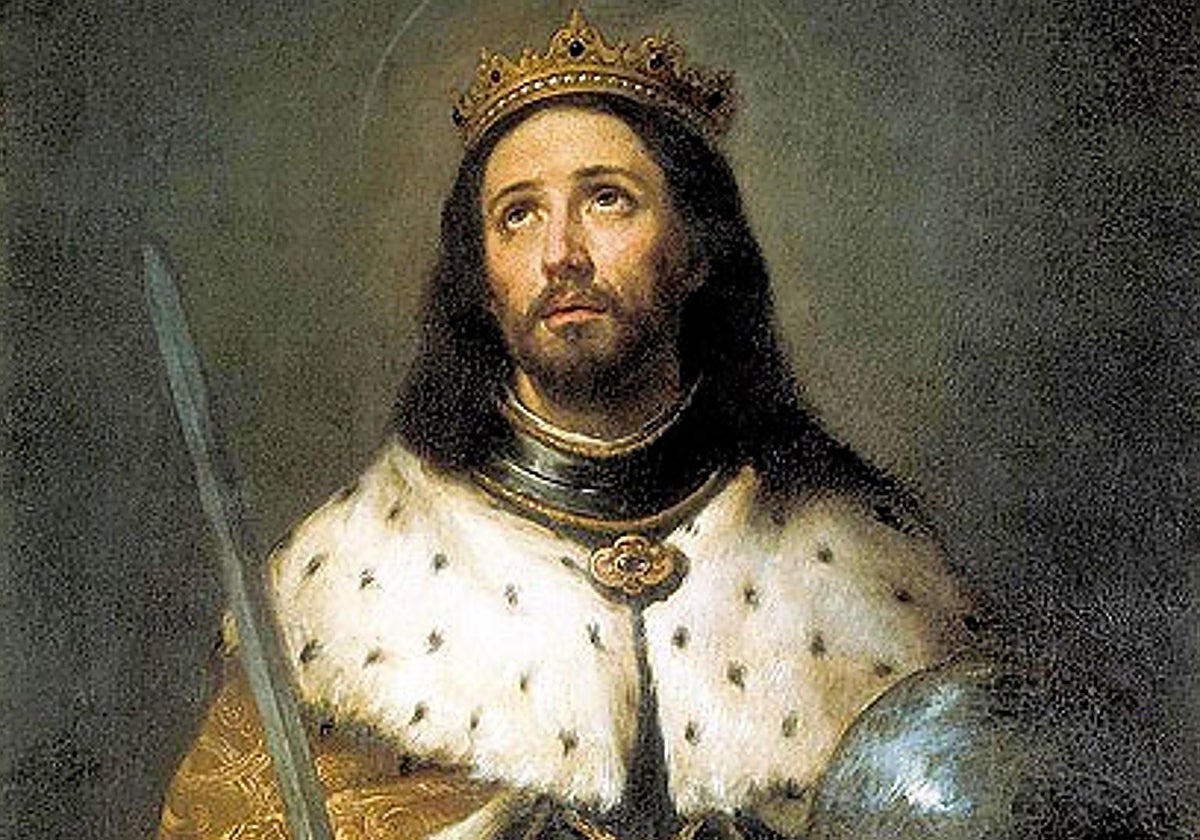Cuadro de Murillo del Rey San Fernando, patrón de Sevilla
