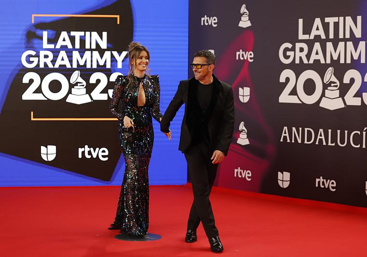 Antonio Banderas y Nicol Kimpel