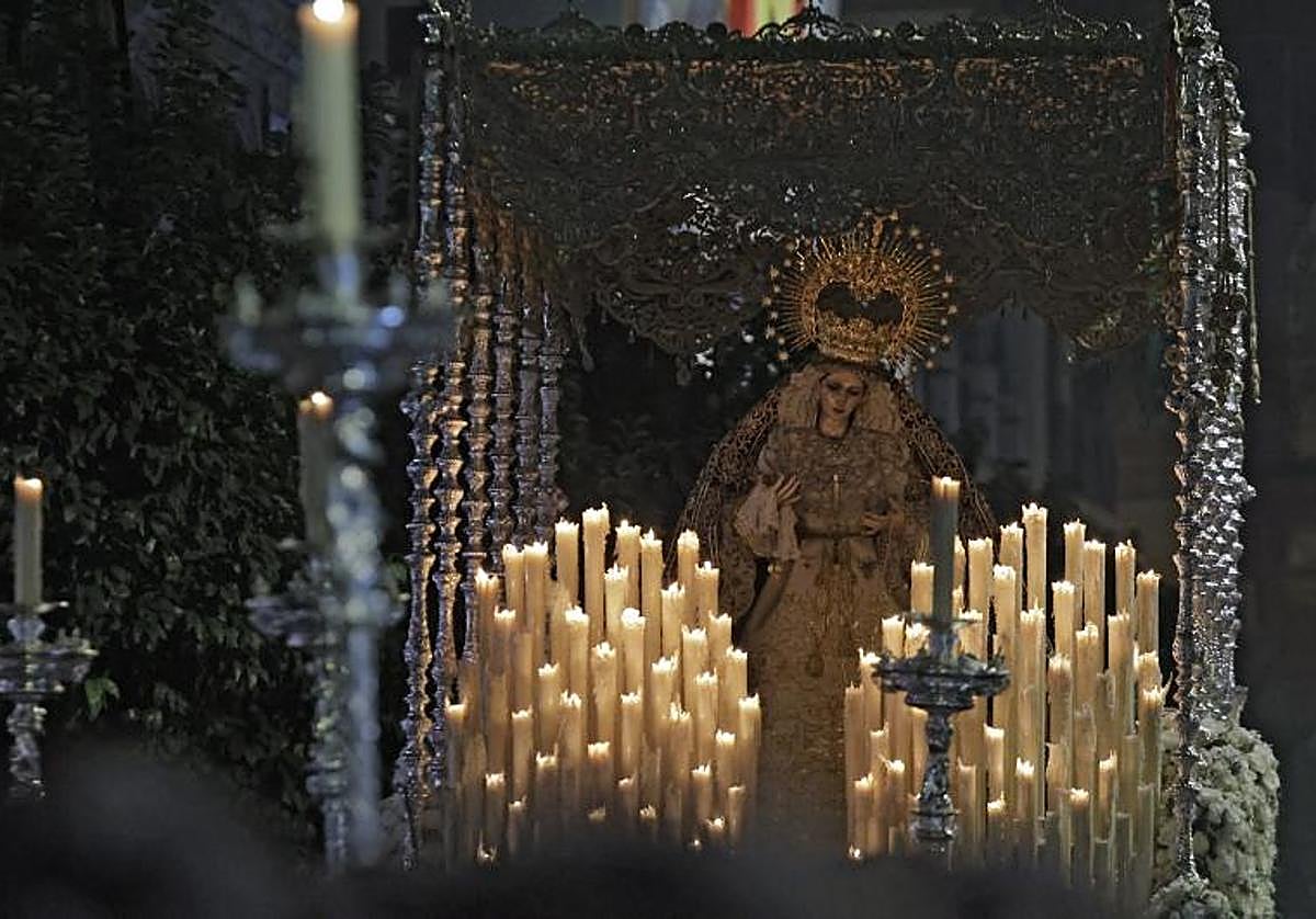 La Virgen del Patrocinio en su procesión extraordinaria