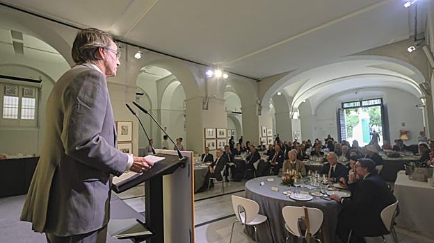 Mauricio González Gordon, presidente de González Byass durante su discurso