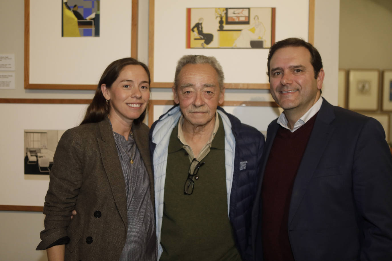 Paloma González y Juan Ramon González y Anselmo Presencio