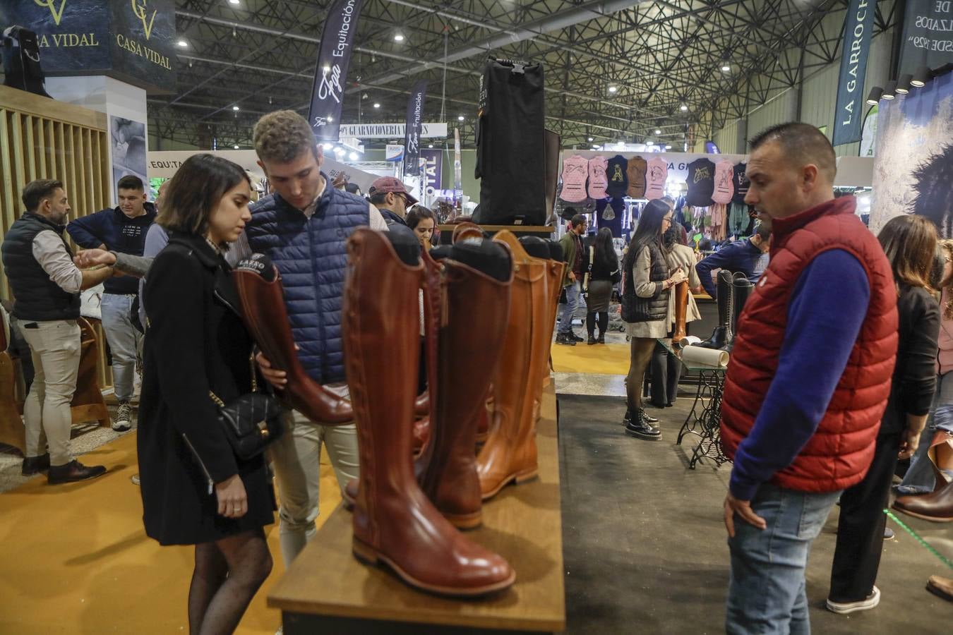 Los expositores y espectáculos de caballos contaron con numerosos asistentes