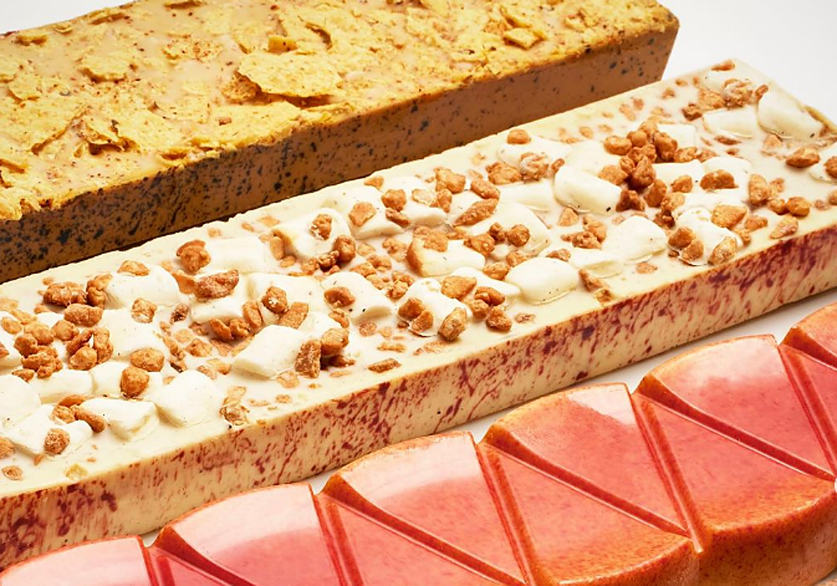 Algunos de los nuevos sabores de los turrones de Dabiz Muñoz