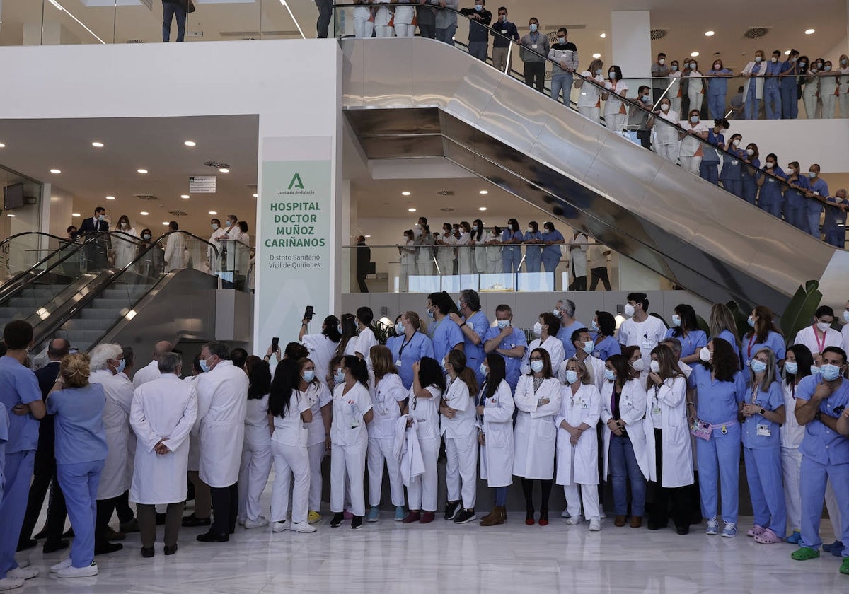 Inauguración del hospital Doctor Muñoz Cariñanos el pasado mes de marzo