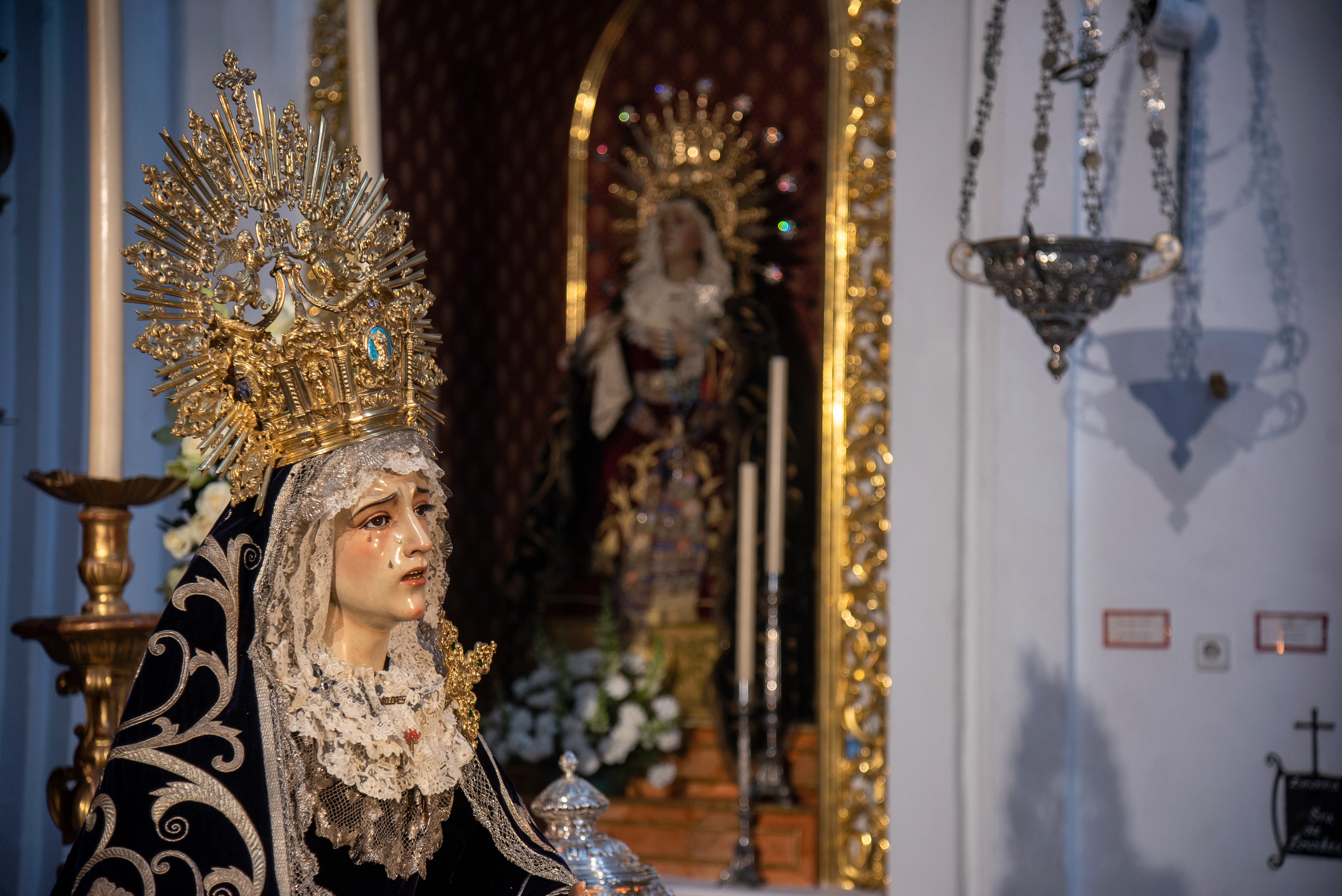 Besamanos de la Virgen de los Dolores de Santa Cruz