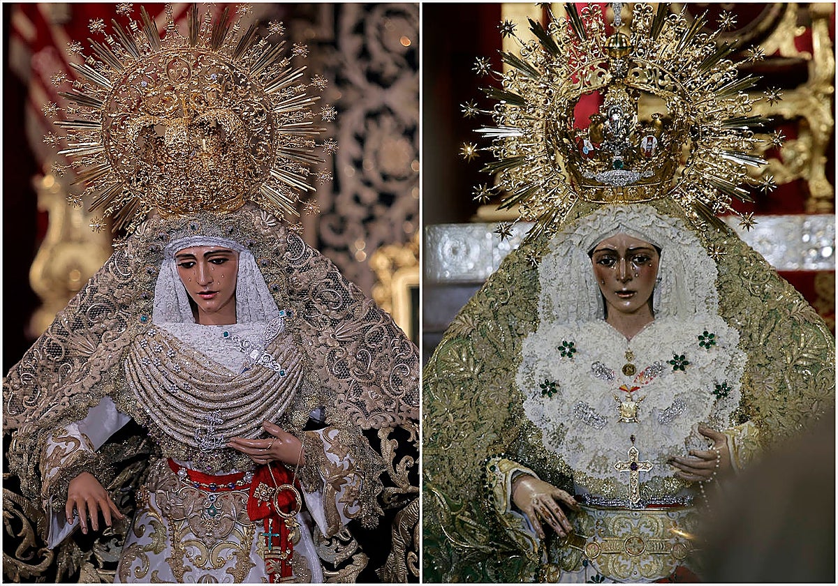 Comienzan los besamanos de la Esperanza de Triana y la Esperanza Macarena en Sevilla