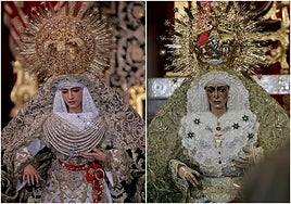 En imágenes, los besamanos de la Esperanza Macarena y la Esperanza de Triana en Sevilla