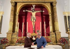 Enrique Castellanos dorará las nuevas piezas del paso de Cristo del Buen Fin