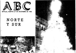 El periódico con el que ABC de Sevilla felicitó las fiestas en el año 1966