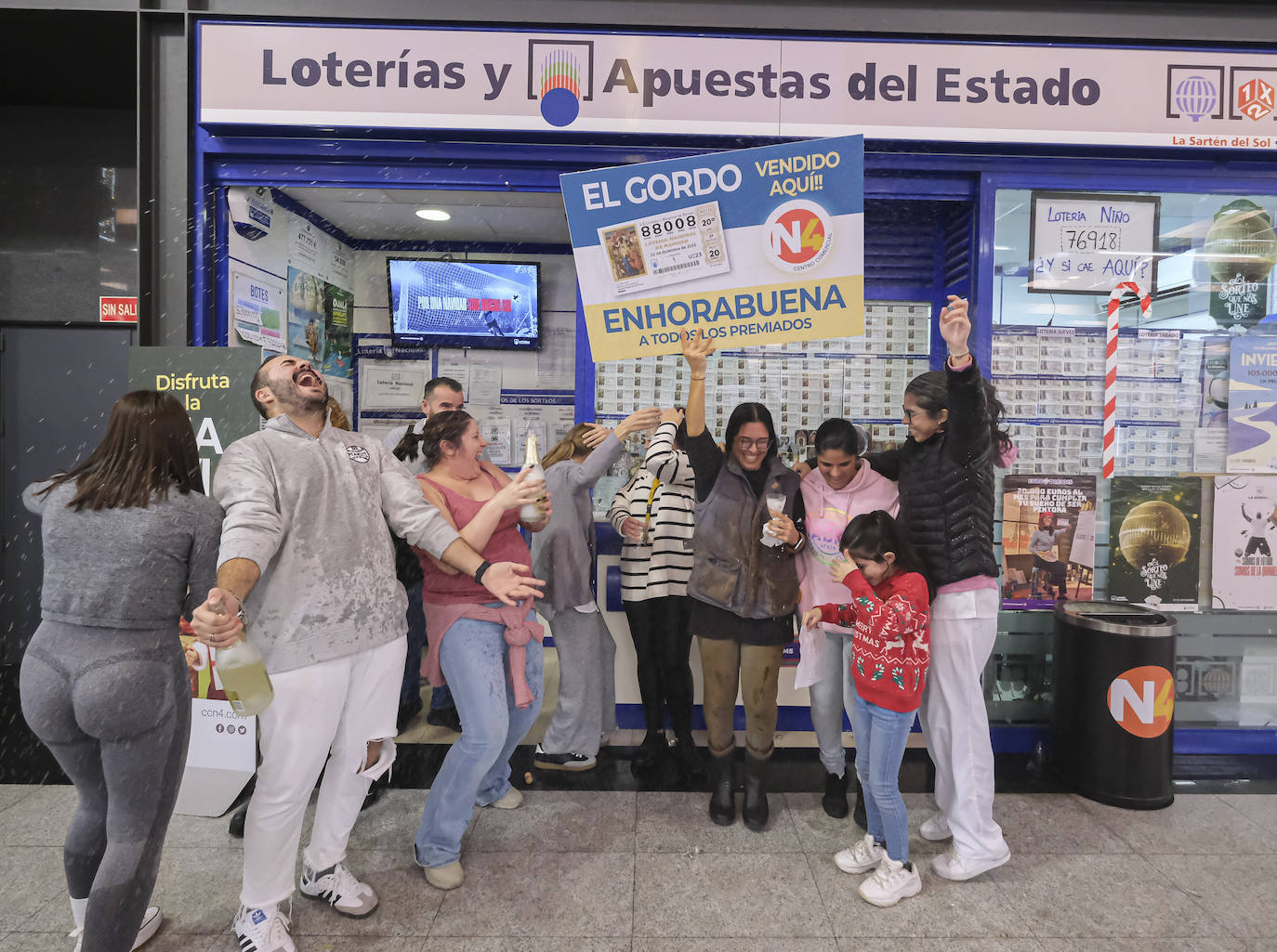 El Gordo de la Lotería de Navidad 2023 deja 60 millones de euros en Écija