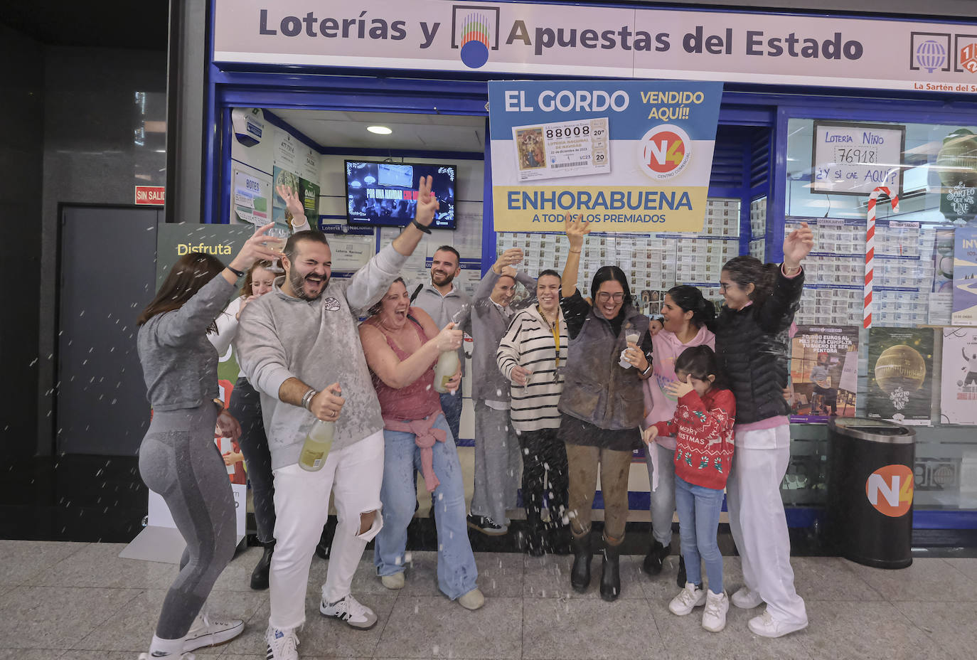 El Gordo de la Lotería de Navidad 2023 deja 60 millones de euros en Écija