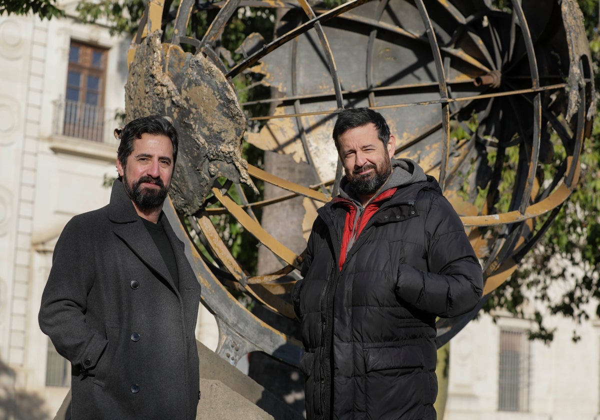 Pedro Álvarez Molina y Luis Álvarez Borrero, autores del libro sobre Alberto Rodríguez