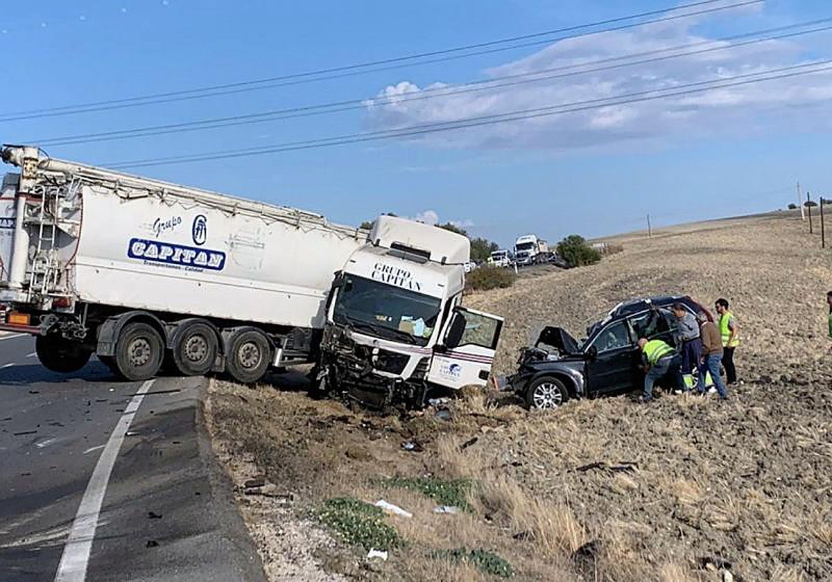 Un accidente de tráfico en El Coronil