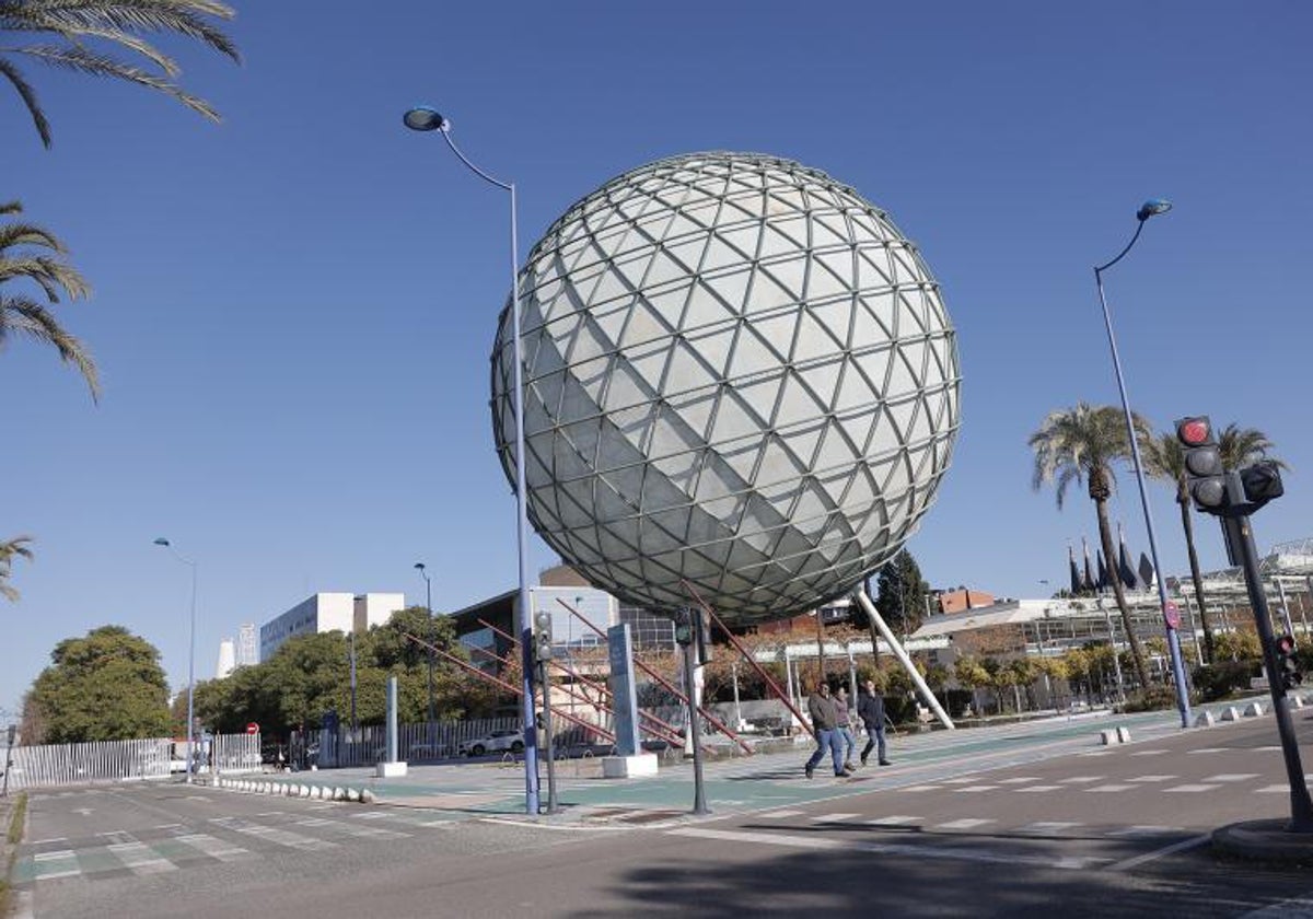 Uno de los bulevares principales del Parque Tecnológico Cartuja