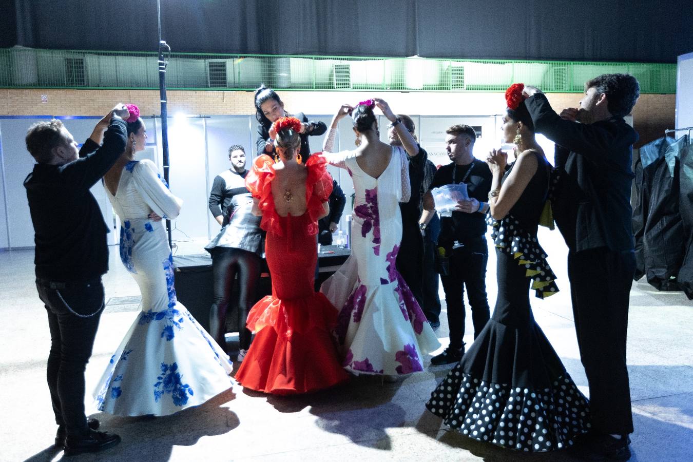 Un momento de la preparación de un desfile en Simof 2024